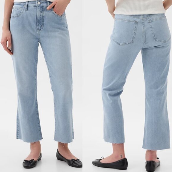 GAP High Rise Kick Fit Jeans NWT in Light Indigo 26 / 2S - Picture 12 of 12